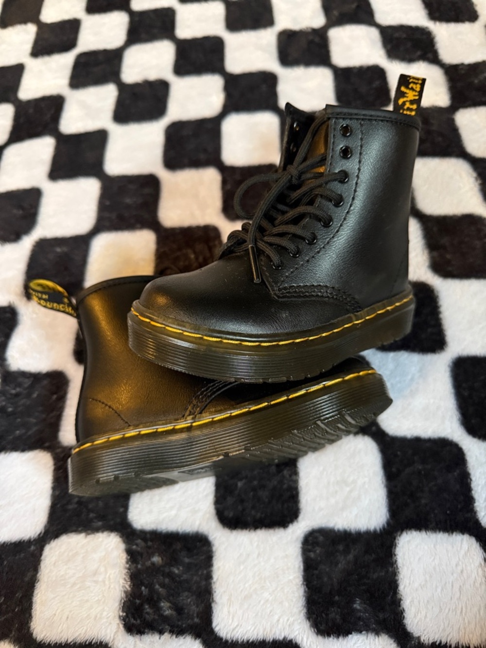 Dr. Martens Black Toddler Boots